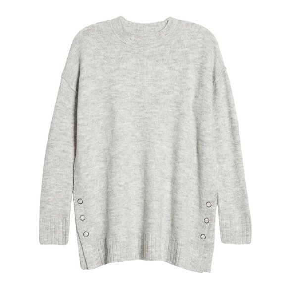 CASLON Side Snap Tunic Sweater - Picture 3 of 6